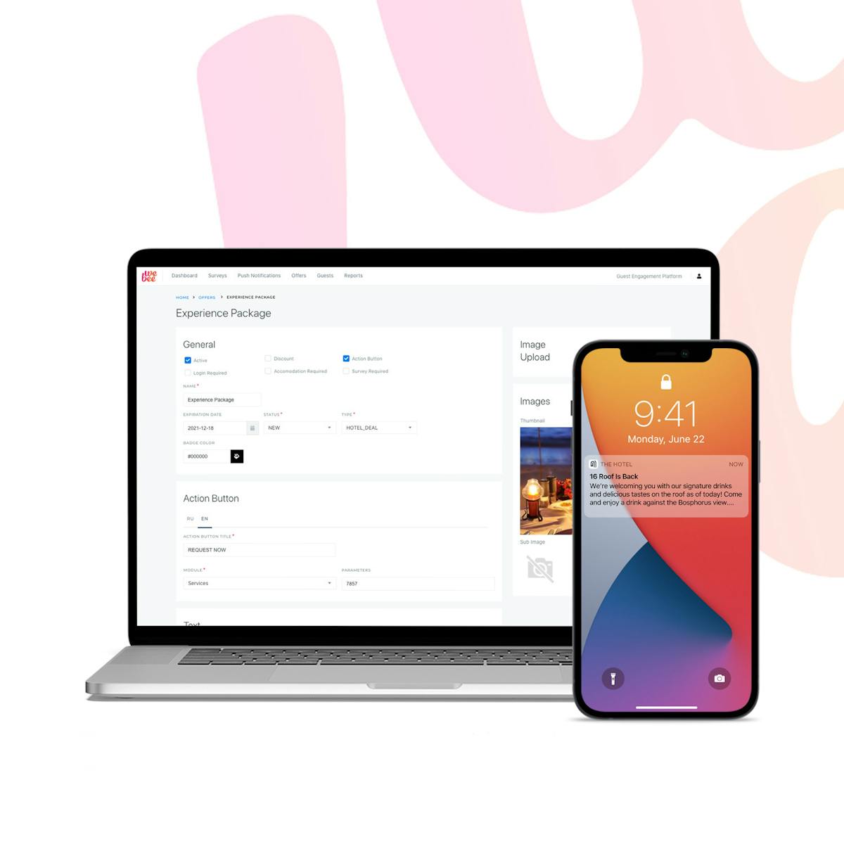 Gäste-Interaktions-Plattform für Hotels